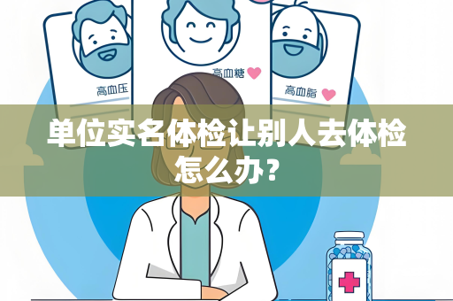 单位实名体检让别人去体检怎么办？