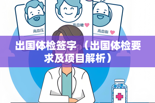 出国体检签字 （出国体检要求及项目解析）