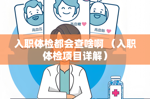 入职体检都会查啥啊 （入职体检项目详解）