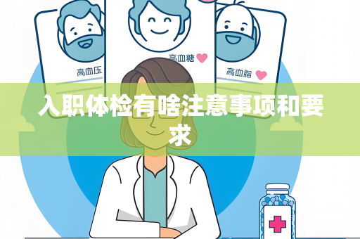 入职体检有啥注意事项和要求