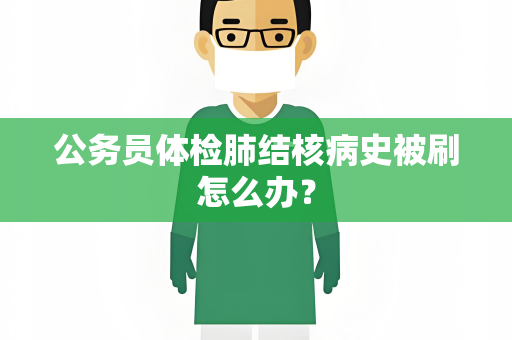 公务员体检肺结核病史被刷怎么办？