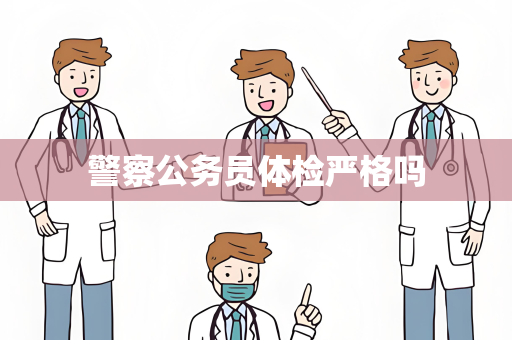 警察公务员体检严格吗