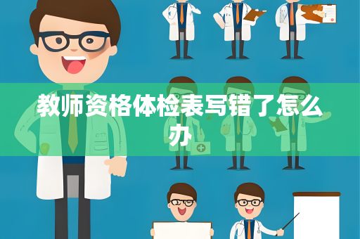 教师资格体检表写错了怎么办