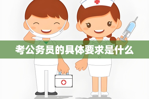 考公务员的具体要求是什么