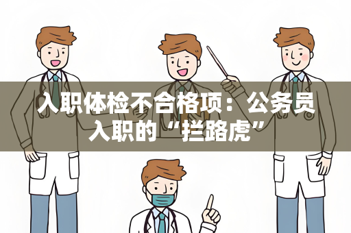 入职体检不合格项：公务员入职的“拦路虎”