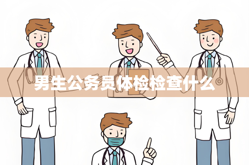 男生公务员体检检查什么
