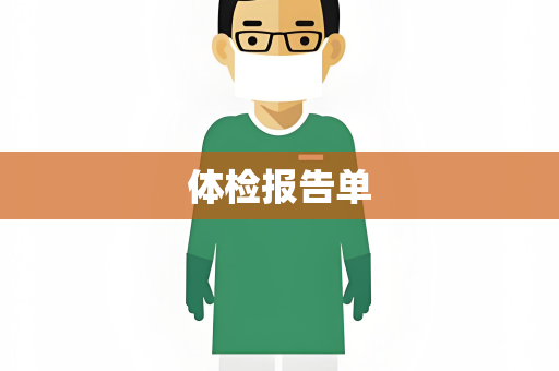 体检报告单