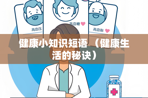 健康小知识短语 （健康生活的秘诀）