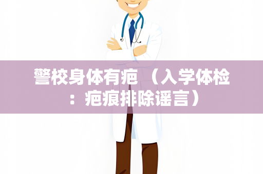 警校身体有疤 （入学体检：疤痕排除谣言）