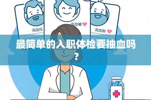 最简单的入职体检要抽血吗？