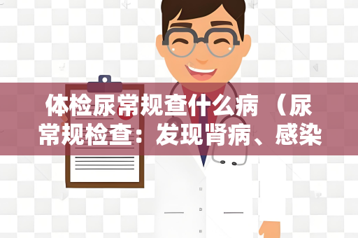 体检尿常规查什么病 （尿常规检查：发现肾病、感染、）