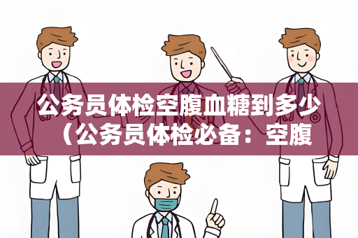 公务员体检空腹血糖到多少 （公务员体检必备：空腹血糖标准）