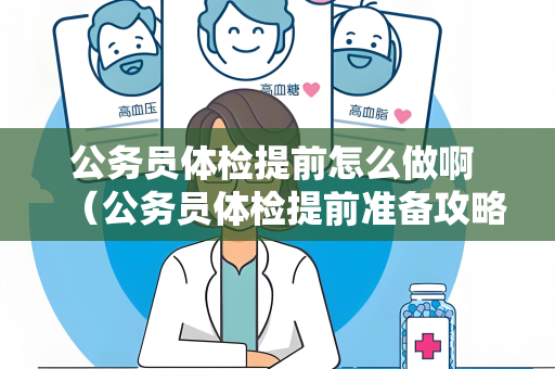 公务员体检提前怎么做啊 （公务员体检提前准备攻略）