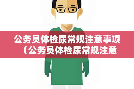 公务员体检尿常规注意事项 （公务员体检尿常规注意事项详解）