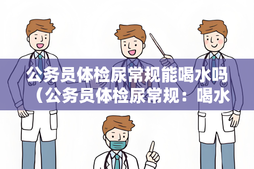 公务员体检尿常规能喝水吗 （公务员体检尿常规：喝水与否需根据情）