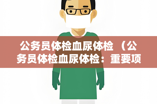 公务员体检血尿体检 （公务员体检血尿体检：重要项目，健康）
