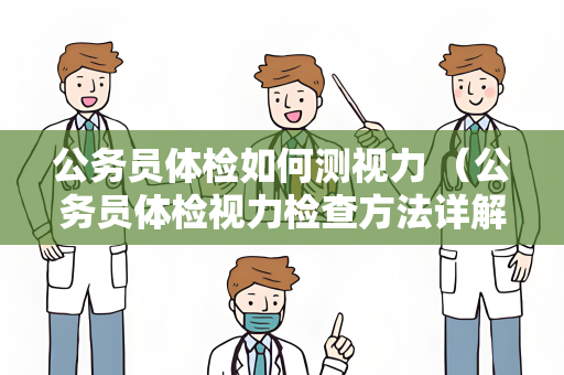 公务员体检如何测视力 （公务员体检视力检查方法详解）