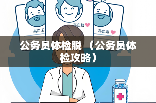 公务员体检脱 （公务员体检攻略）