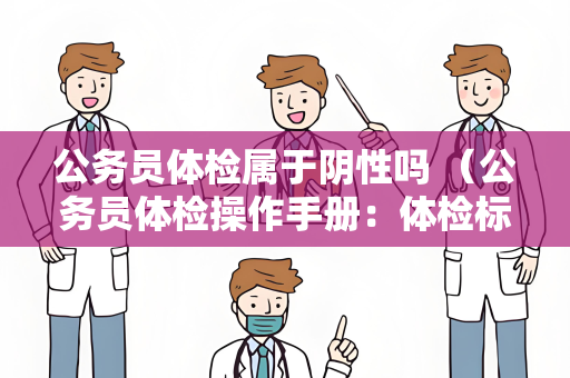 公务员体检属于阴性吗 （公务员体检操作手册：体检标准、项目、结果和注意）