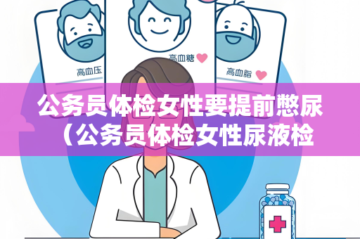 公务员体检女性要提前憋尿 （公务员体检女性尿液检查的重要性）