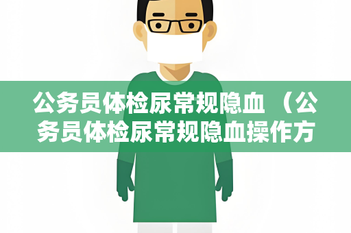 公务员体检尿常规隐血 （公务员体检尿常规隐血操作方法及结果解读）