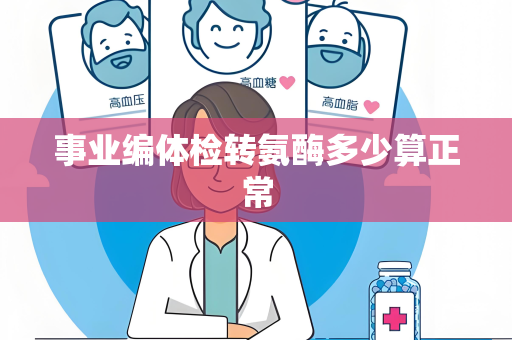 事业编体检转氨酶多少算正常