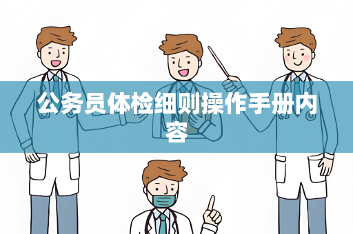 公务员体检细则操作手册内容