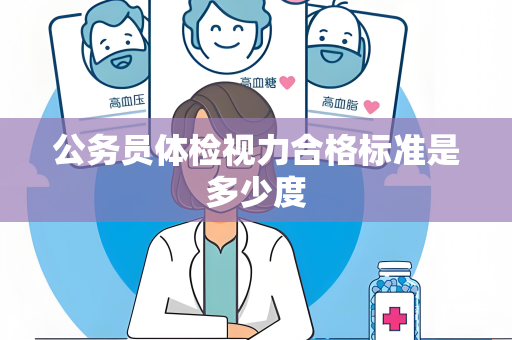 公务员体检视力合格标准是多少度