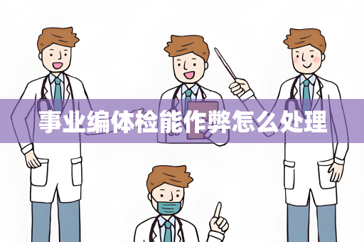 事业编体检能作弊怎么处理