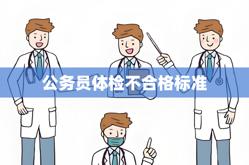 公务员体检不合格标准