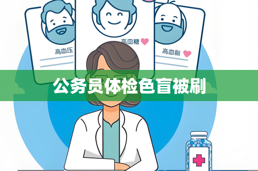 公务员体检色盲被刷