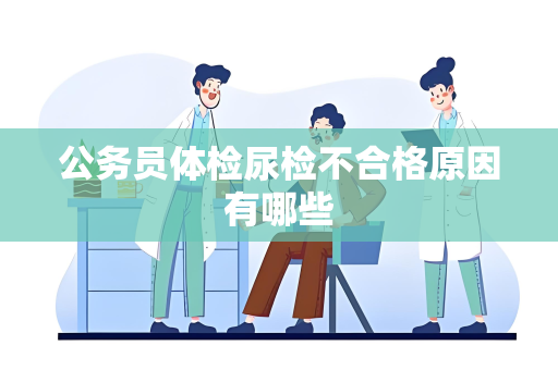 公务员体检尿检不合格原因有哪些