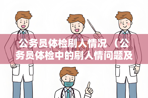 公务员体检刷人情况 （公务员体检中的刷人情问题及防范措）