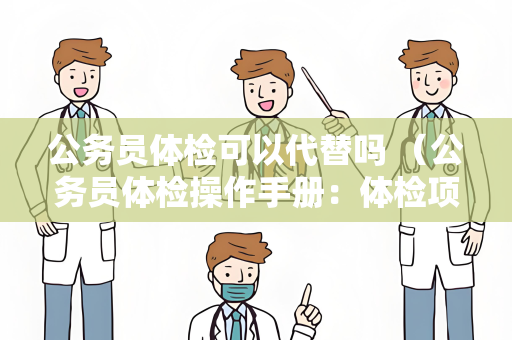 公务员体检可以代替吗 （公务员体检操作手册：体检项目、标准和要求）