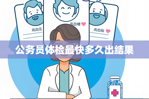 公务员体检最快多久出结果