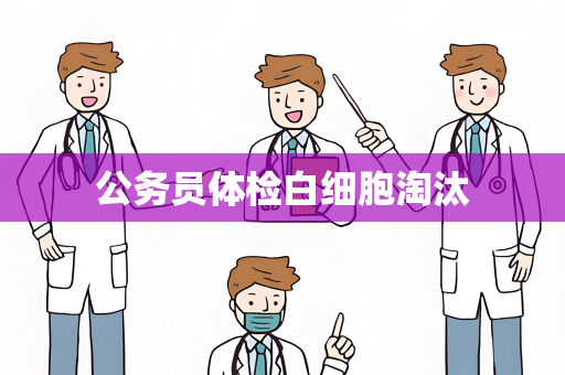 公务员体检白细胞淘汰