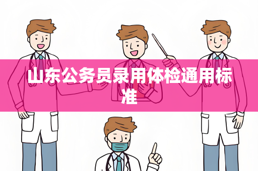 山东公务员录用体检通用标准
